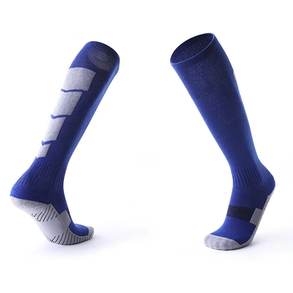 

1 Pair Anti-Slip Soccer Sports Socks Men Sock Football Knee Above Long Stockings High Socks for Baseball Basket Sports