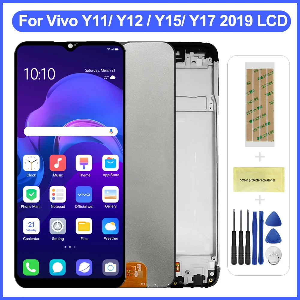 

6.35" Original For Vivo Y11 2019 (1906) LCD Display Touch panel Screen Digitizer Assembly Replacement for Vivo Y11 2019 lcd