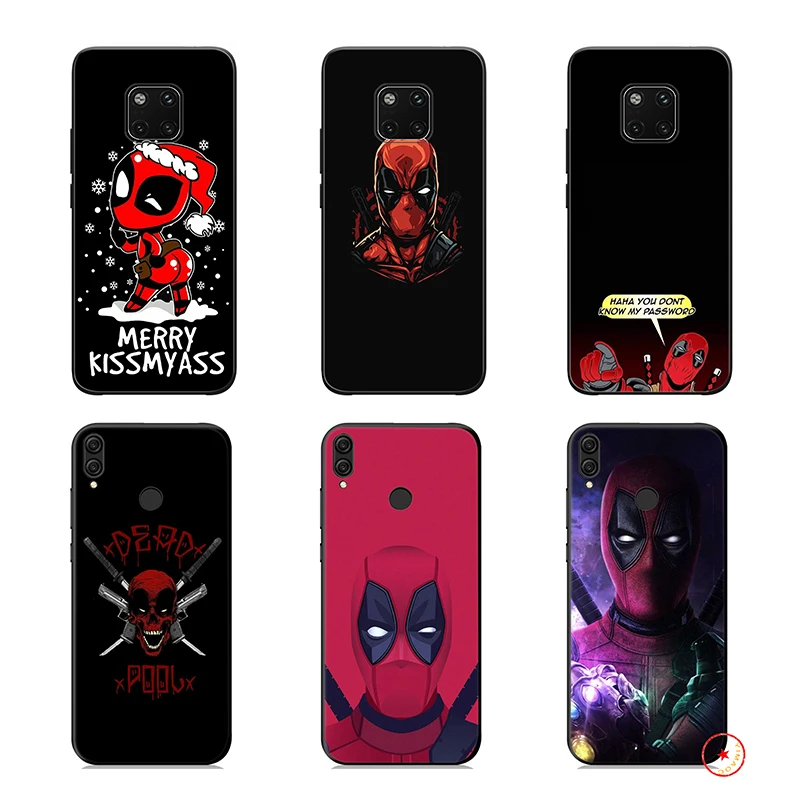 Дедпул от Marvel Dead pool Мягкий силиконовый чехол для huawei P30 P20 P10 Lite Pro P Smart Plus P30 Pro P Smart Z