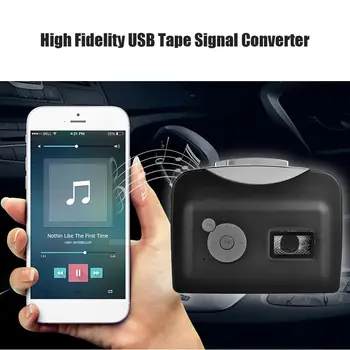 

Cassette Tape Audio Capture Walkman Player to MP3 Converter into USB Flash Disk Playable Tape Suitable for Listening Alone