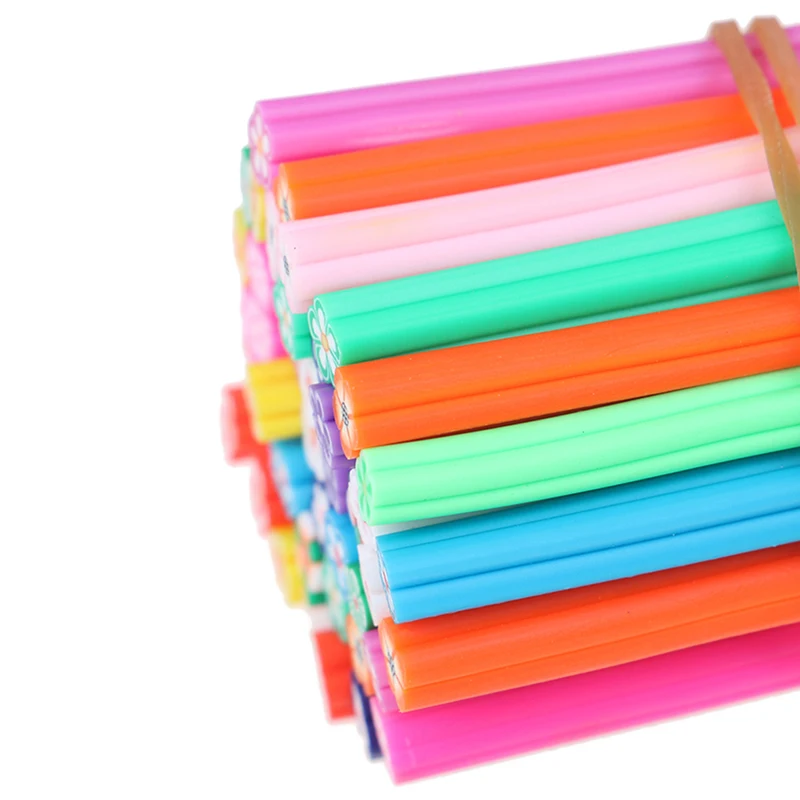 10pcs/Set Fruit Slices for Slime Supplies Nails Art Tips Clay Artificial Fruit Slices Sticks Slimes Toys DIY Filler slime kit