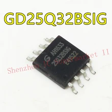 1 pçs/lote GD25Q32 GD25Q32BSIG SOP-8 GD25Q32CSIG 3.3V Uniforme Setor Dual e Quad Serial Flash