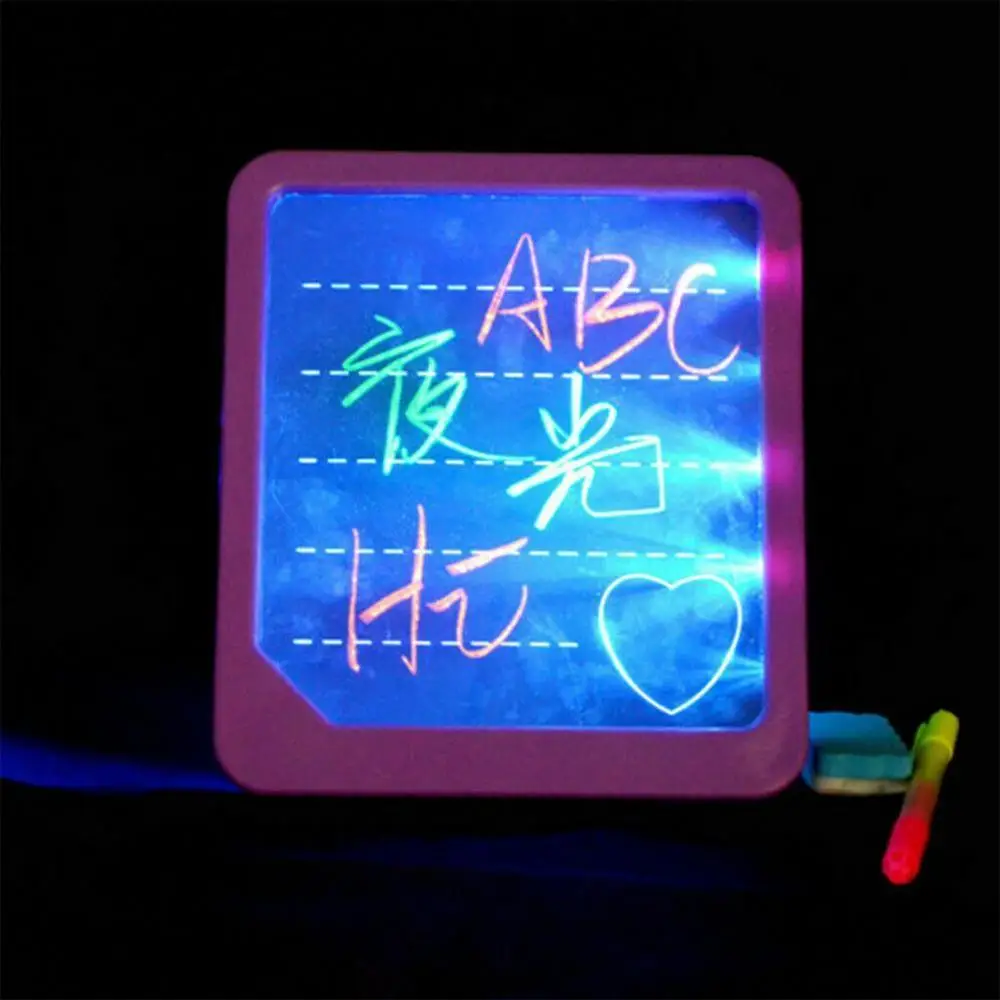 

LED Light Fluorescent Writing Board Kids Electronic Luminous Wordpad Message Board Handwriting Pad Children Toy Gift