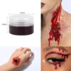 VERONNI SFX Makeup Kit Scars Wax Halloween Special Effects Stage Fake Wound Skin Wax with Spatula Stipple Sponge Fake Wood 5