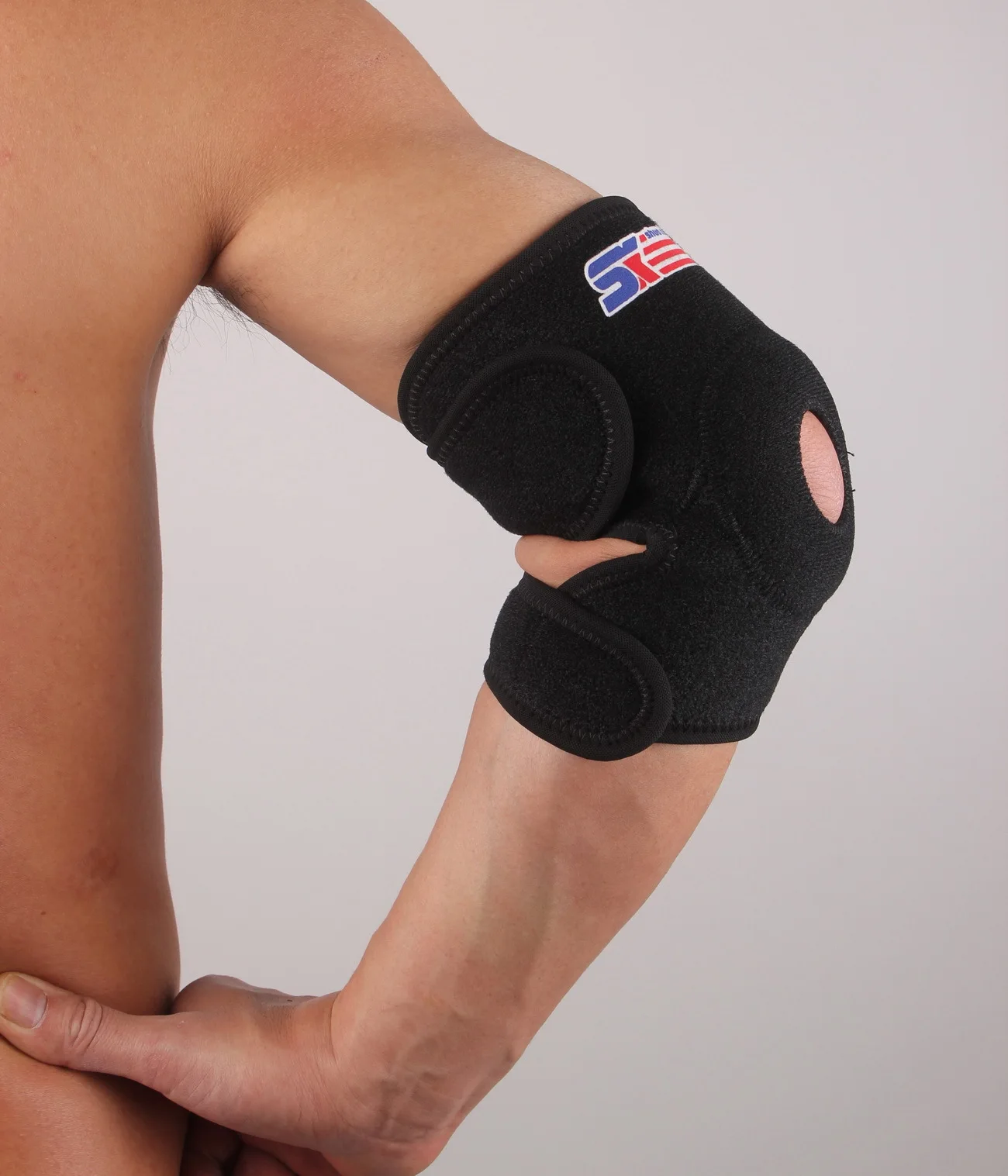 riding-basketball-badminton-double-pressure-breathable-sport-ware-elbow-pad-sx605