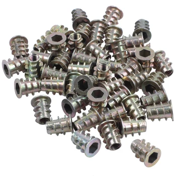 

M4x10mm hex fire extinguisher in threaded nut 50 pieces for wood