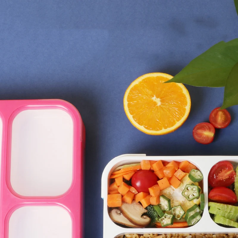 1000 мл герметичность Универсальный 3-купе Bento-Стиль Коробки для обедов для порционного-Управление и сбалансированной еды On-The-Go не содержит Бисфенол А