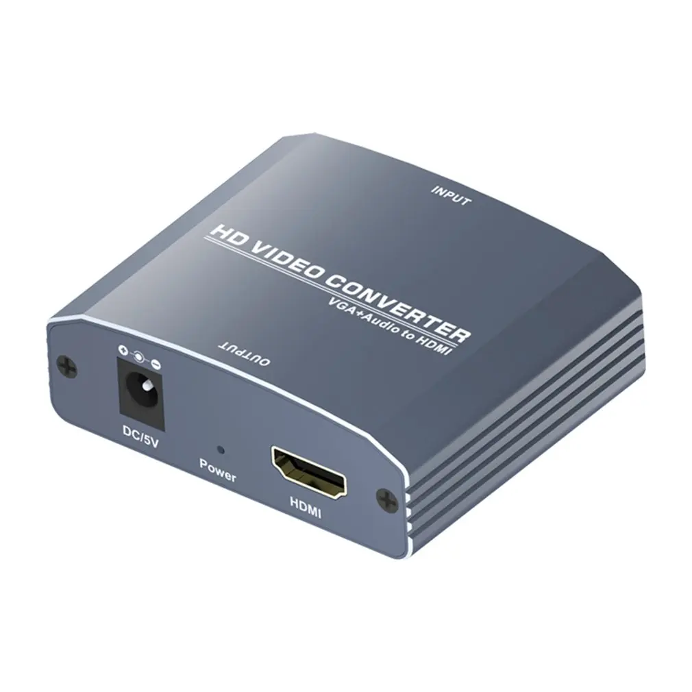 VGA к HDMI адаптер папа Famale конвертер для 1080P VGA-HDMI с видео аудио кабель джек ПК ТВ