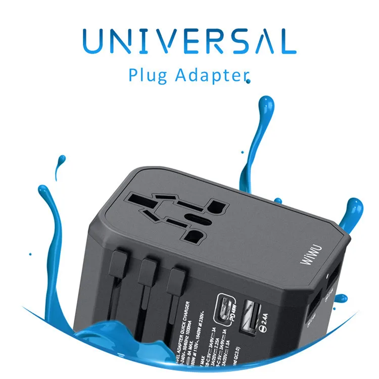 WiWU UA-304 Fast Charge 45W Universal Travel Charger Adapter description image 2