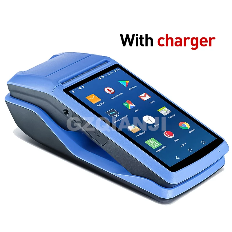 PDA Charge Cradle POS PDA Android беспроводной Bluetooth принтер 58 мм wifi считыватель штрих-кодов Ручной терминал Loyverse POS принтер PDA 3g OTG - Цвет: PDA Charge Cradle