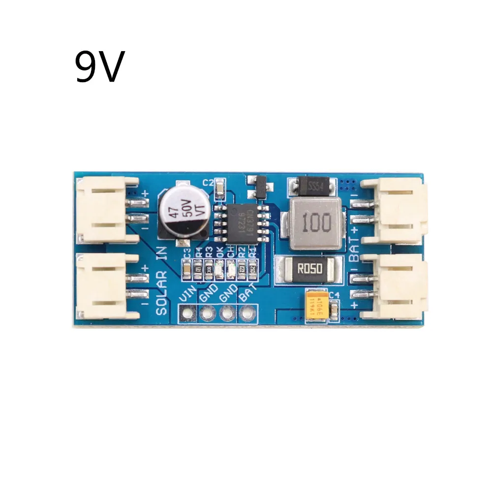 1 элемент литиевой батареи зарядки 3,7 V 4,2 V CN3791 MPPT контроллер солнечной панели - Цвет: 9V