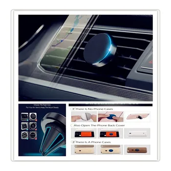 

Car Phone Holder Magnet Air Vent Mount Cell Phone Stand For Peugeot Jeep Harley-Davidson Buick Bentley Scania 6008 301 408