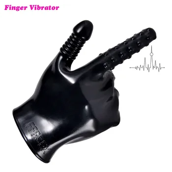 Magic Glove Finger Vibrator, Fist Sleeve G Spot Clit Vibrator Clitoris Stimulator Sex Toys For Women Fast Orgams Massager Wand. 1