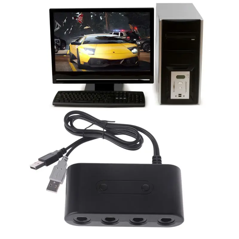 Usb-адаптер 4 порта игровой аксессуар для GameCube контроллер GameCube nintendo Switch wii U PC