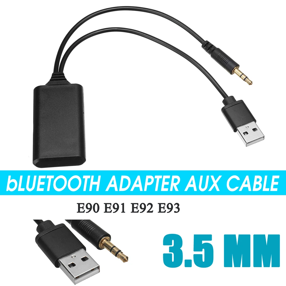 12 в прочный Aux кабель Plug And Play зарядное устройство Bluetooth аудио адаптер практичный автомобильный Радио Портативный автомобиль для E90 E91 E92 E93