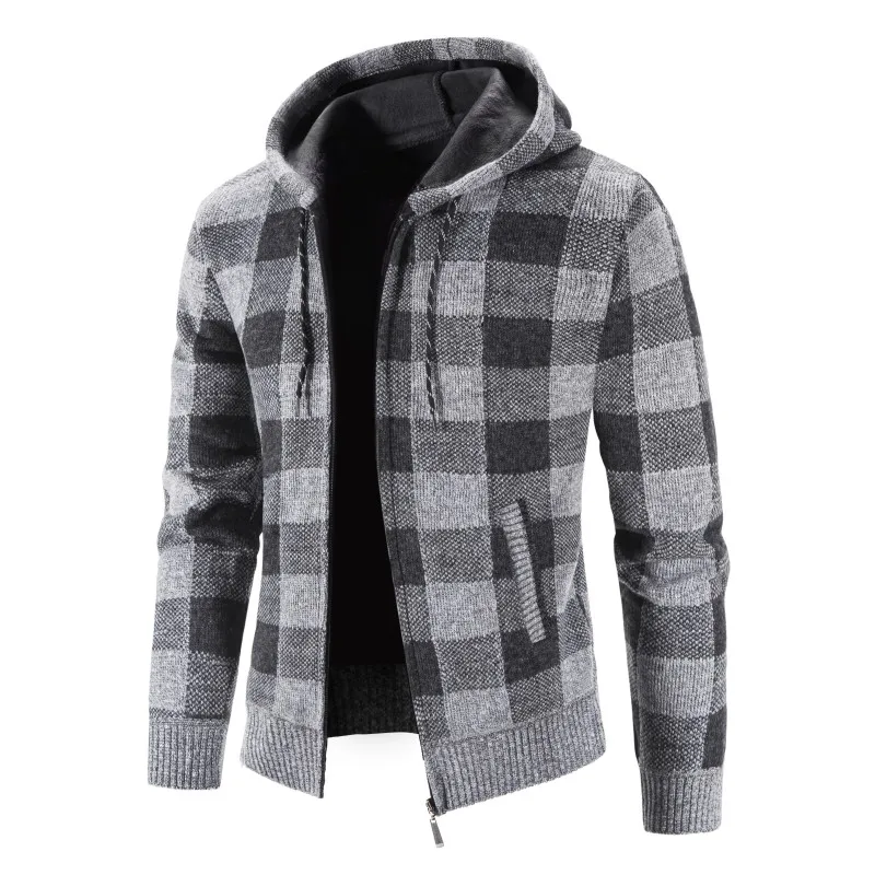 2022 New Autumn Winter Jacket Men Warm Cashmere Casual Wool Zipper Slim Fit Fleece Jacket Men Coat Dress Knitwear Male mountain hardwear jacket Jackets