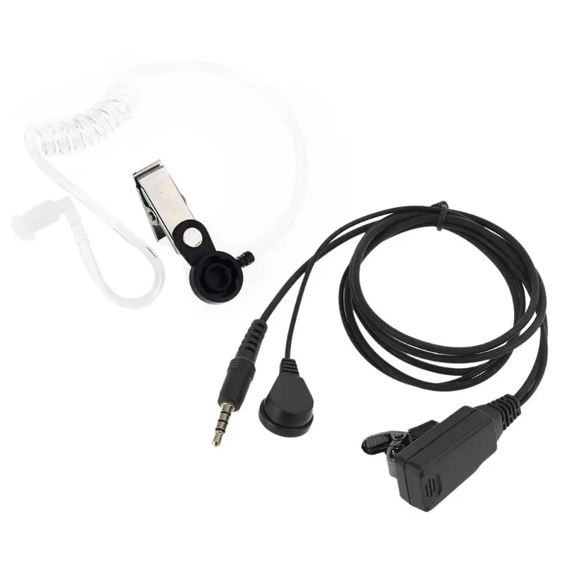 3 5 мм Air Tube гарнитура с Mi c наушники для Xiao mi jia 1S Walkie Talkie двухстороннее радио |