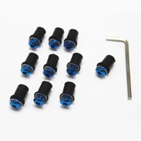 10pcs Fairing Wind Screen/Windshield Mounting Screw Bolt Kit