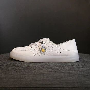 

Obsteqar Women Casual Shoes Fashion Breathable Lace Up Rainbow Jelly Sole White Sneakers 2020 Summer Fashion Casual Sneakers