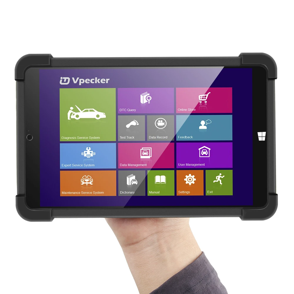 2020 Vpecker Easydiag OBD2 Wifi V12.0 новейший OBD 2 Автомобильный сканер + 8 дюймов Windows 10 планшет ODB