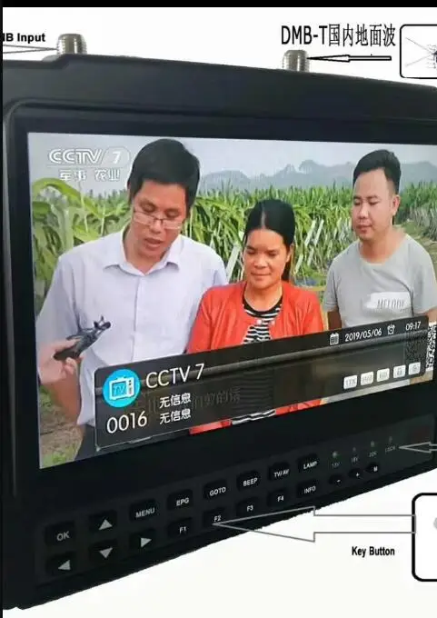 [Натуральная кожа] KPT-716TS DVB-S2 DVB-T2 satllite Finder метр сигнала спутникового ТВ приемник MPEG-4 модулятор лучше satlink ws-6979 6933