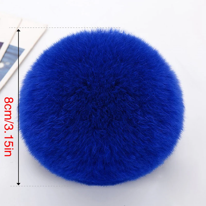 8cm Fluffy Plush Balls Soft Pompones Faux Fur Pompom DIY Kids Toys Wedding Decor Pom Poms Felt Ball Sewing Craft Supplies Gifts