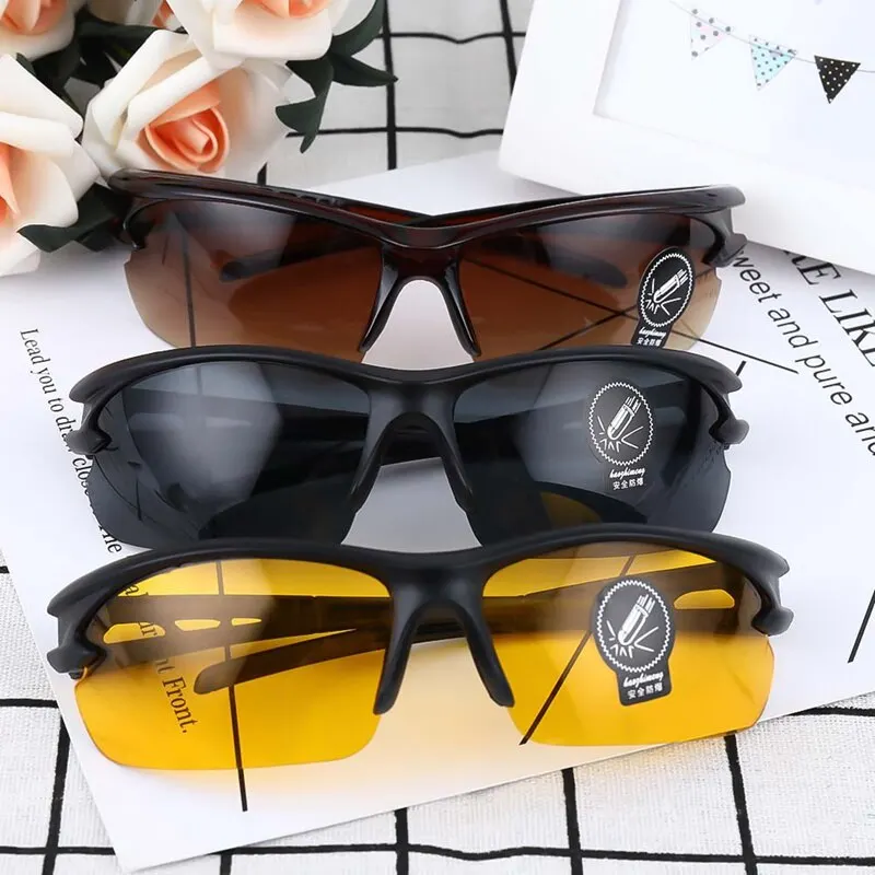 

Gears Light Glasses Fashion Sunglasses Anti-Glare Night Vision Driver Goggles Night Driving Protective Goggles Car Accessries
