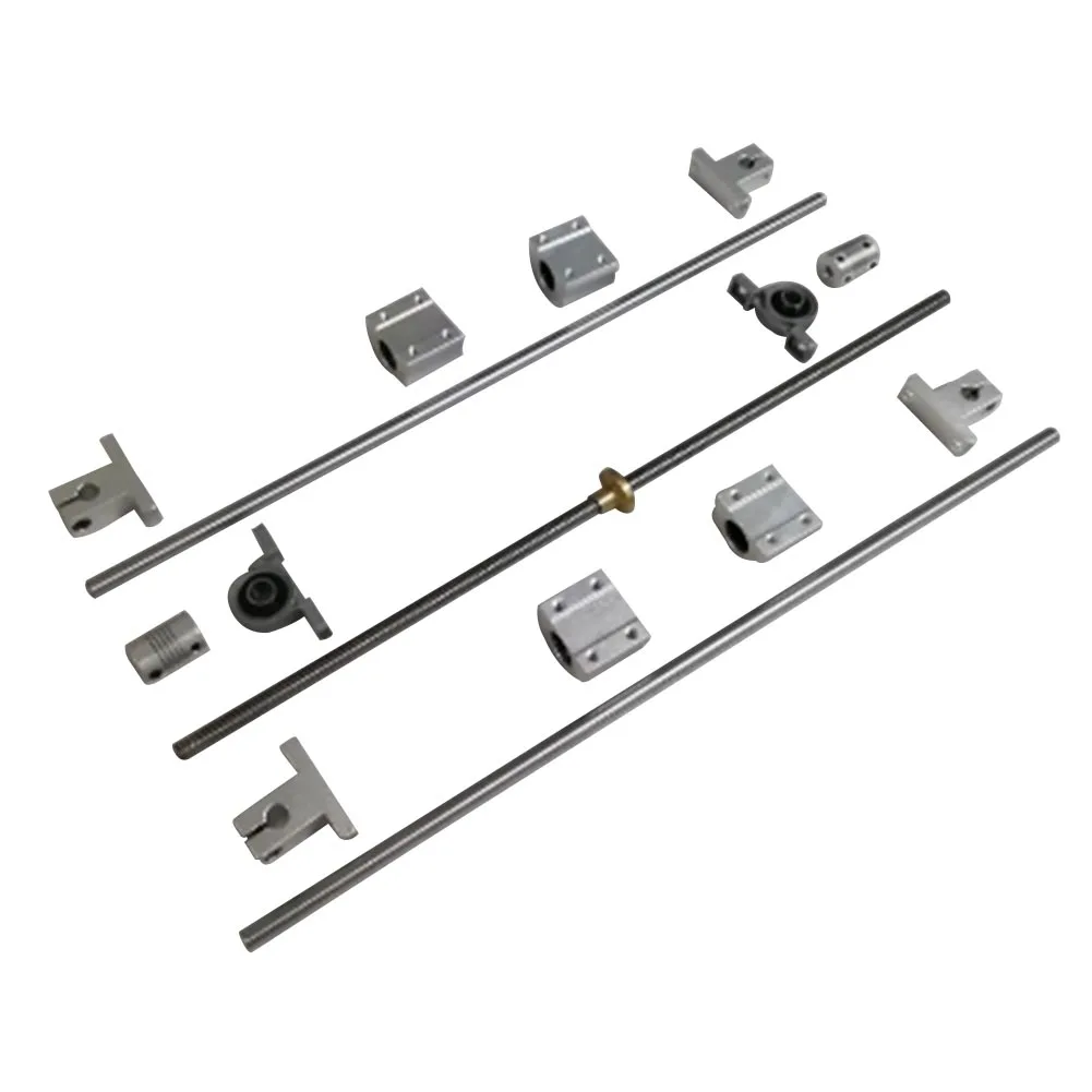 

15pcs Corrosion Resistant Bracket Linear Optical Axis Sliding Rail Set Bearing Housing 8-400 Mm Smooth Metal Support Shaft Guide