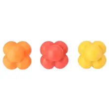 Разноцветные шары реакции рефлекторный тренажер силиконовый шарик реакции мяч скорость ловкость тренировки фитнеса