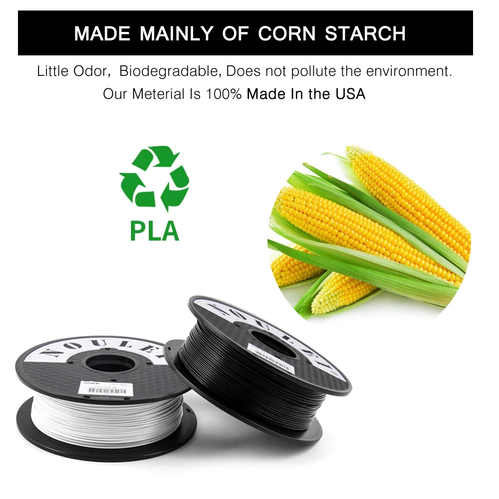 Shop Newest NOULEI 1KG PLA 3D Printer Filament for ...
