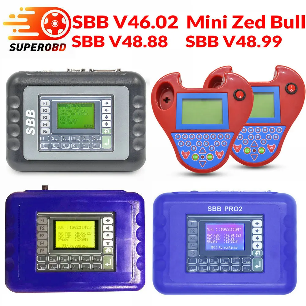 SBB PRO2 V48.88 V48.99 ключевой программатор оптовая цена мульти ключ Langauge sbb V46.02 без