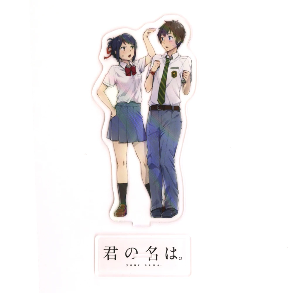 Kimi no Na wa Your Name Miyamizu Mitsuha Tachibana Taki GM acrylic stand figure model plate holder cake topper anime