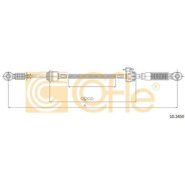 Трос Кпп Ford Transit All 96-(Красный) Cofle арт. 10.2450