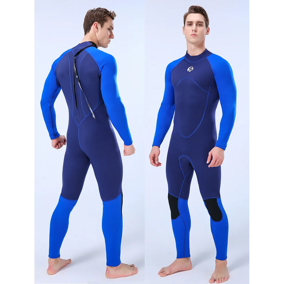 Details about   Men's 3mm Neoprene Full Body Diving Suit Snorkeling Scuba Free Dive Wetsuits 