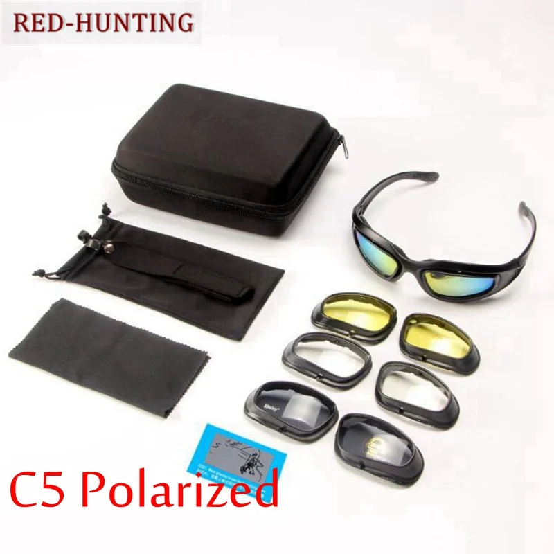 Outdoor Sports Windproof Cycling Goggles Tactical Hunting Airsoft Glasses Sunglasses