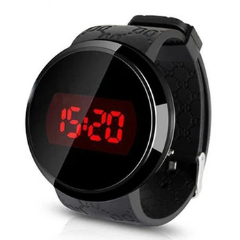 

2020 New Men Sports Watches Day Date Silicone Watch Fashion Led Digital Touch Screen Watches reloj led hombre reloj para hombre