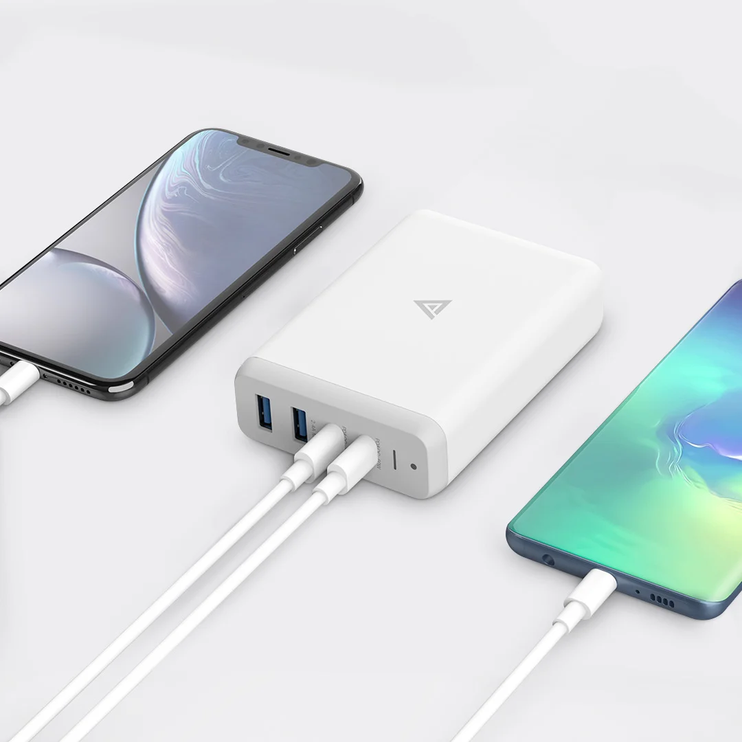Оригинальное многопортовое зарядное устройство Xiaomi AKAVO F1 75 Вт, супер мощность, C портом, поддержка нескольких протоколов, Совместимость с ноутбуками
