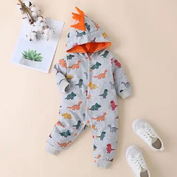 

Carter's Baby dinosaur romper animal graphics Baby Boy Jumpsuit Newborn Baby Boy Clothes Christmas Toddler Costume Romper Kids
