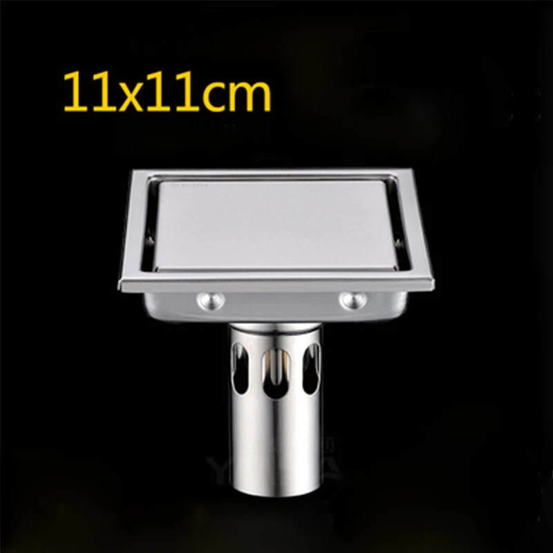 

Tile Insert Square Floor Waste Grates Bathroom Shower Drain Floor Drain Antique Fltro Ducha Drain Hair Invisible