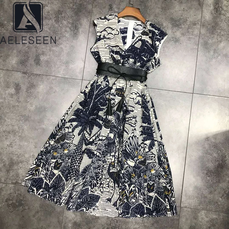 Женское винтажное платье AELESEEN Элегантное Вечернее Платье До Колена без рукавов с