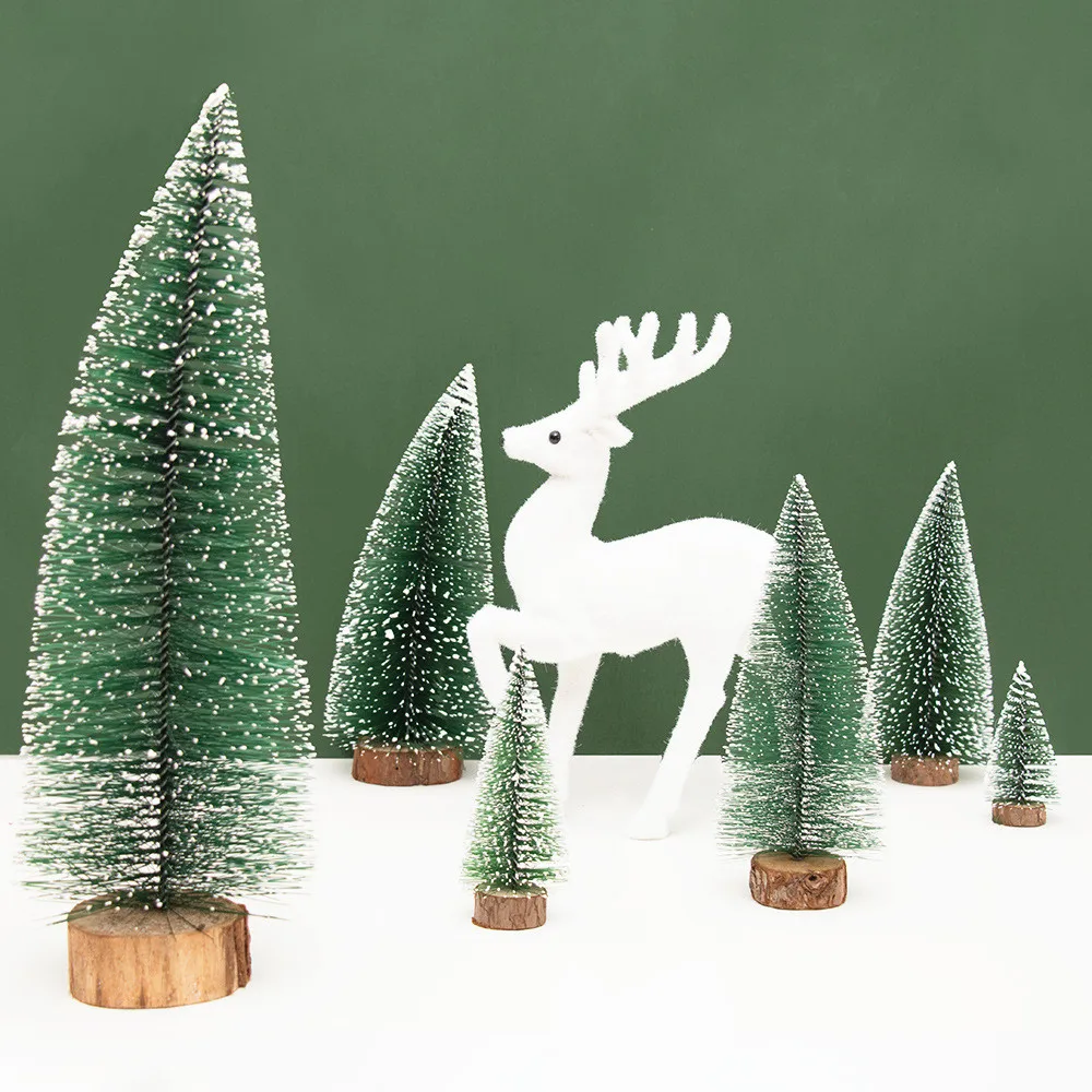 

2020 Christmas Tree New Year's Products Mini Christmas Tree Pine Tree Desktop Decor For Home Decoration Christmas New Year Gift