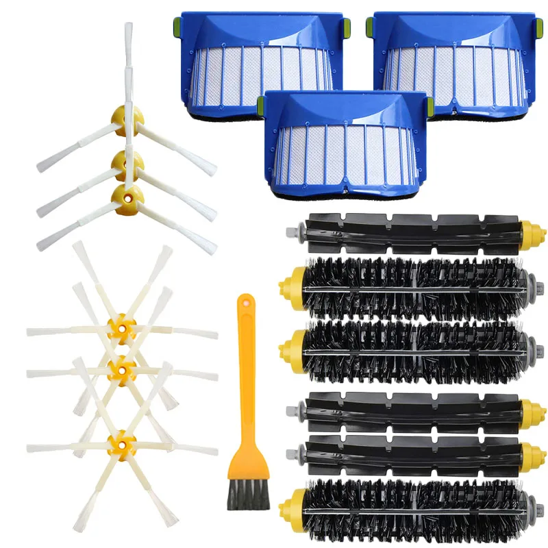 

Rubber Brushes Kit Parts For IRobot Roomba 600 Series 605 610 615 616 620 Vacuum