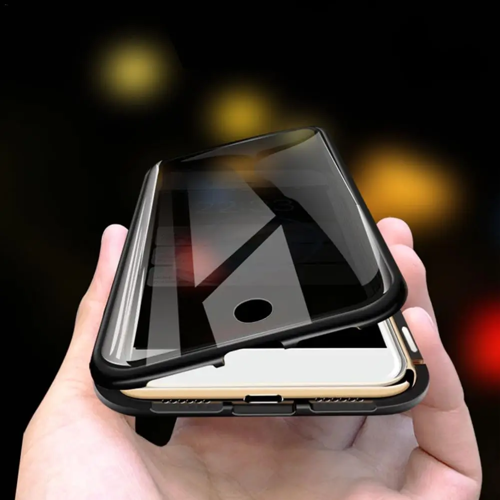 Чехол для iPhone 11 Pro, магнитный чехол для iPhone 11 Pro Max, защитная крышка из закаленного стекла, аксессуары