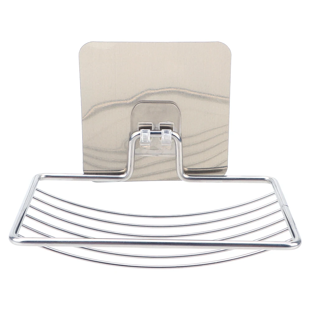 Bathroom Tray Wall Storage Rack Holder Soap Dish Rack Soap Holder Shower Soap Tray Stainless Steel Self Adhesive
