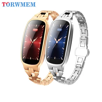 

B72 Smart Watch Women dress Waterproof Heart Rate Monitoring blood pressure test Fitness Bracelet new arrive smart band