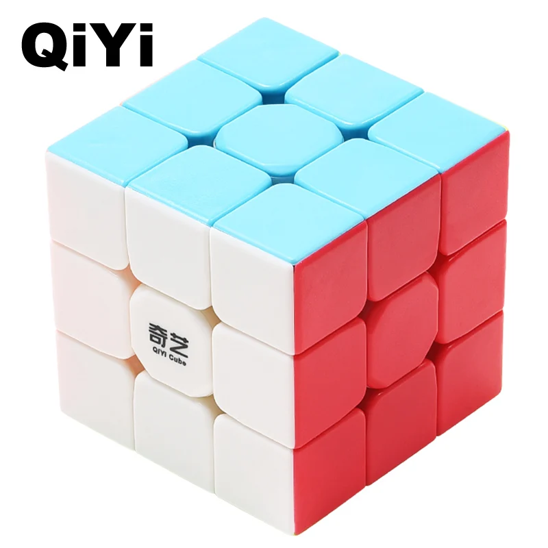 Трехслойный волшебный куб QIYI Warrior W 3x3x3 профессиональный скоростной куб-наклейка