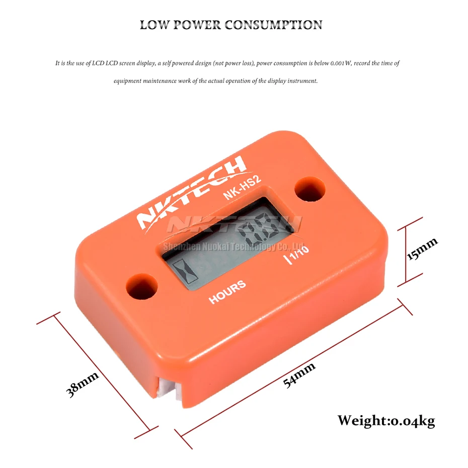 NKTECH NK-HS2 индуктивный счетчик часов для газового двигателя газон Mover морской ATV Мотоцикл лодка снегоход грязь подвесной мотор генератор