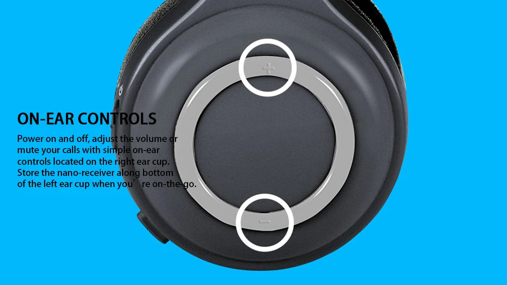 Беспроводные наушники logitech H600 с микрофоном Nano USB, беспроводная гарнитура с шумоподавлением для почти платформы и операционных систем