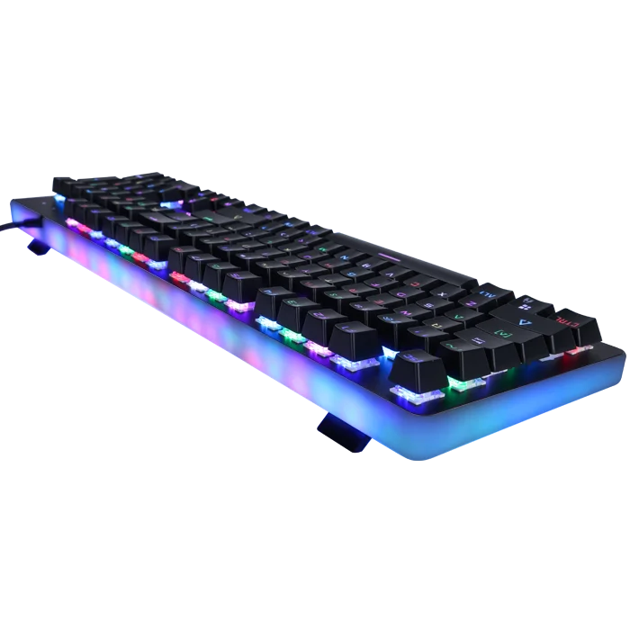 MARVO KG954G игровая клавиатура, цветная(RGB) Подсветка игровая Проводная клавиатура с USB мембранная клавиатура для настольного компьютера