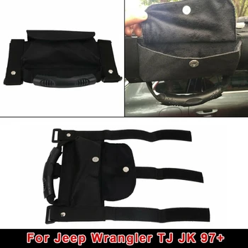 

Car Storage bag Trunk Travel Pocket Grab Handle Sunglasses Holder For Jeep Wrangler TJ CJ YJ JK 1987-2017